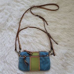 Plank Crossbody Leather And Faux Pony Fur Bag